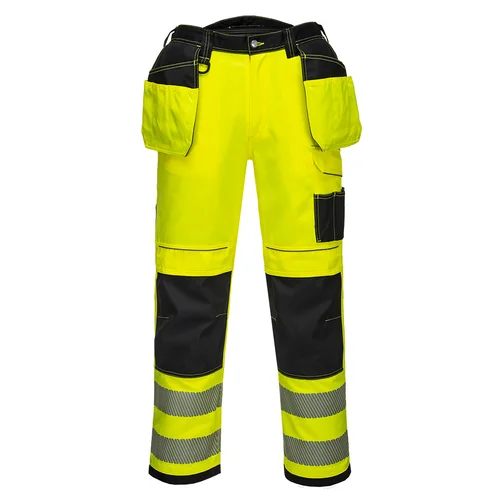 PORTWEST T501 Darbo kelnes 41, Yellow/Black Short image 2