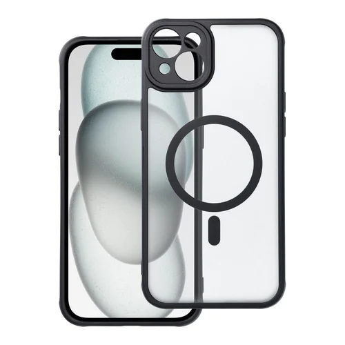 Matinis Mag Cover dėklas iPhone 15 Plus, juodas image 1
