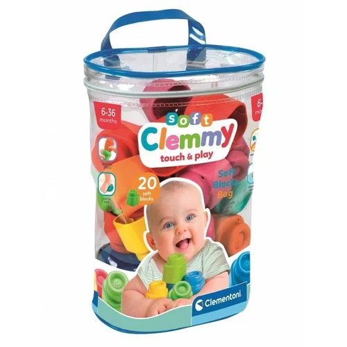 Clementoni Clemmy 17877 Silikoninės kaladėlės image 1