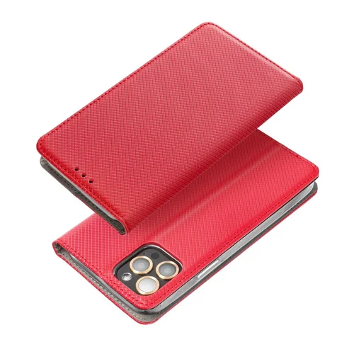 SMART CASE knyginis dėklas Xiaomi Redmi 12 4G, raudonas image 3