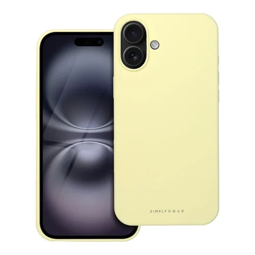 ROAR Cloud Skin silikoninis dėklas iPhone 16 Plus, šviesiai geltonas image 1