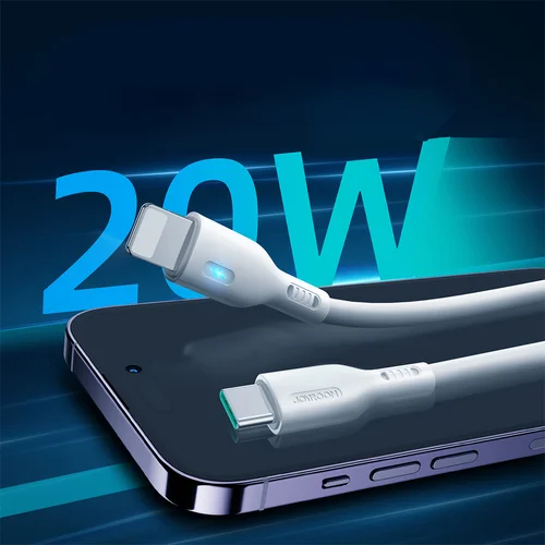 Joyroom S-CL020A13 USB-C–Lightning kabelis 2 m, 20 W, baltas image 2