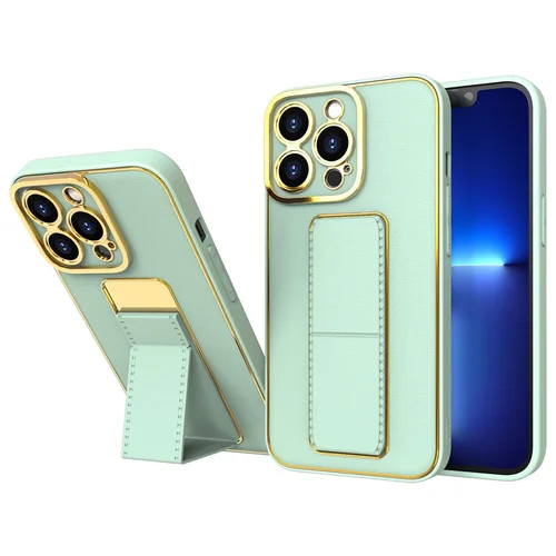 Dėklas iPhone 13 Pro su stovu, žalias image 1
