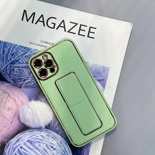 Dėklas iPhone 13 Pro su stovu, žalias image 3