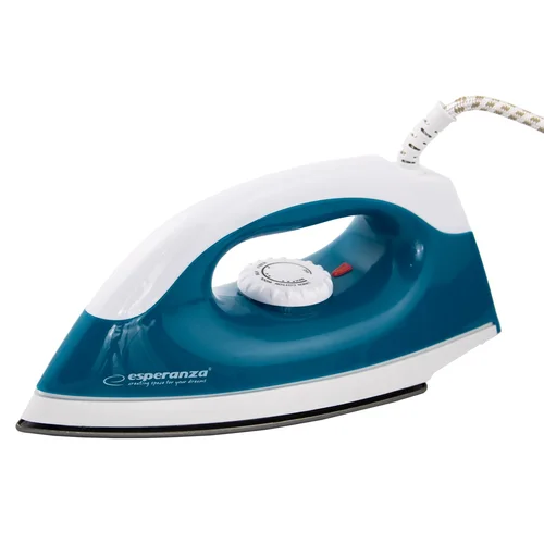 Esperanza kelioninis sausasis lygintuvas 1200 W, mėlynas ir baltas image 1