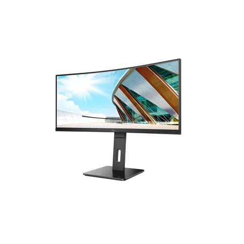 AOC P2 CU34P2A 34 col. 3440 × 1440 juodas monitorius image 3