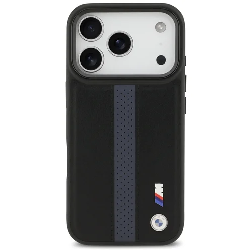 BMW M perforuotos juostos MagSafe dėklas iPhone 17 Pro, mėlynas image 3