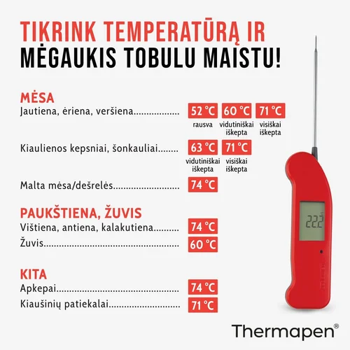 ETI Thermapen ONE 235-457 mėlynas termometras image 3