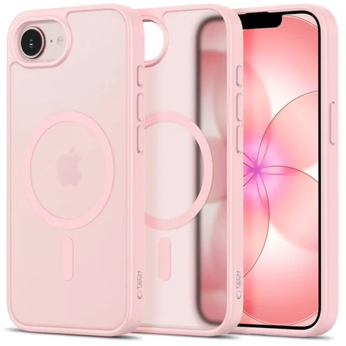Tech-Protect BasicMag MagSafe dėklas iPhone 16e / 17e, matinė rožinė image 1