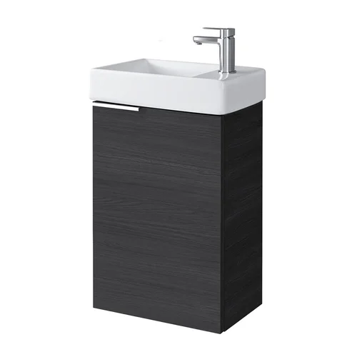 Riva SA 40A-5 Apatinė spintelė su praustuvu Matinė juoda image 2
