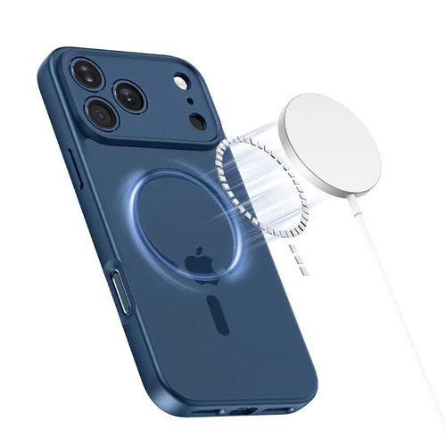 Tech-Protect BasicMag MagSafe dėklas iPhone 17 Pro Max, tamsiai mėlynas image 3