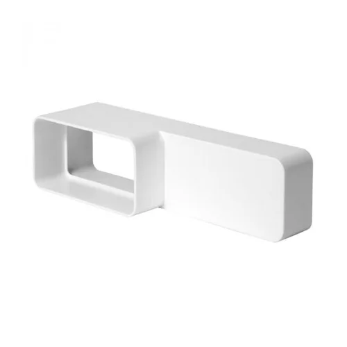 Europlast KS25-15 Plastikinė plokščių kanalų jungtis 220×55 mm image 1