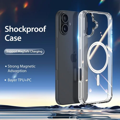 DUX DUCIS CLIN MAG dėklas iPhone 16 Plus, skaidrus image 2