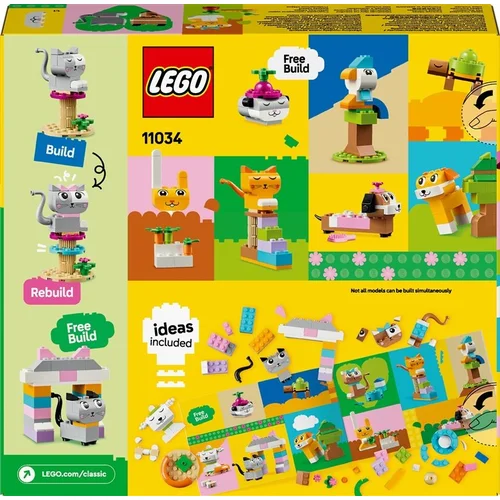 LEGO® Classic Kūrybiniai augintiniai 11034 450 dalių image 2