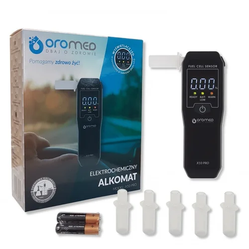Oromed ALK_ORO-X10 PRO 0–4 % alkotesteris, juodas image 1