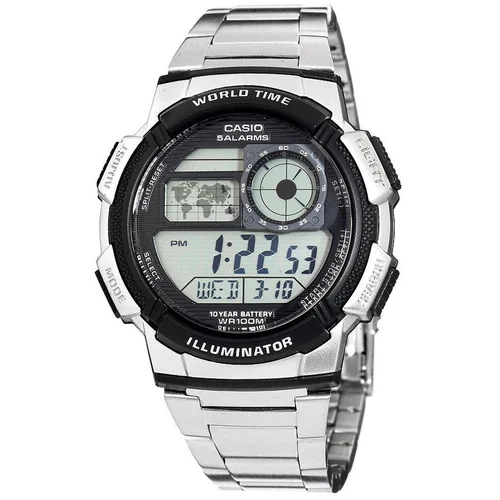 Casio AE-1000WD-1A vyriškas laikrodis, sidabrinis image 1
