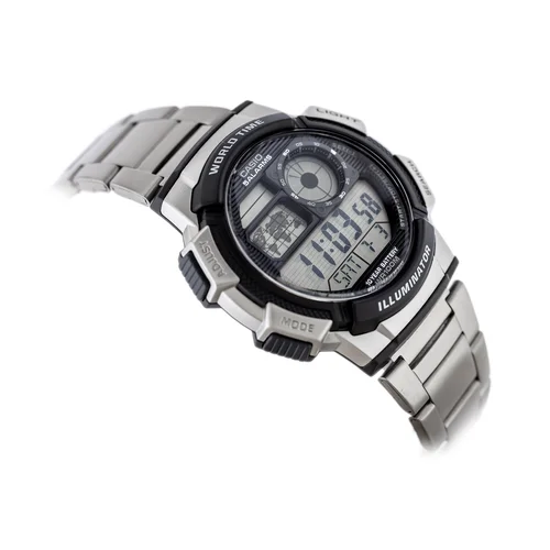 Casio AE-1000WD-1A vyriškas laikrodis, sidabrinis image 3
