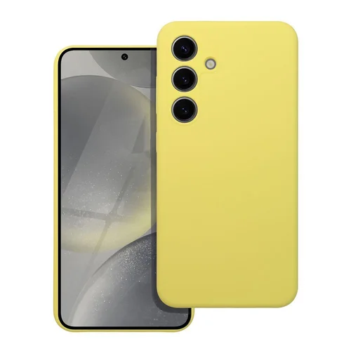 Samsung A06 5G silikoninis dėklas, 2 mm, citrininis image 2