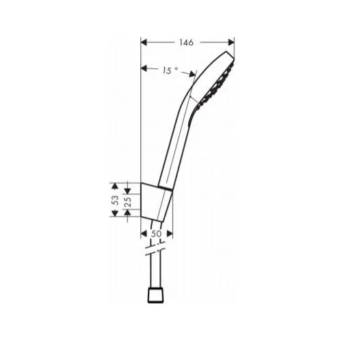 Hansgrohe Croma Select S Dušo komplektas 110 mm image 3