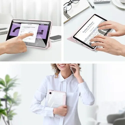 Dėklas Dux Ducis Toby Samsung Tab A9 Plus 11.0 Rožinis image 3