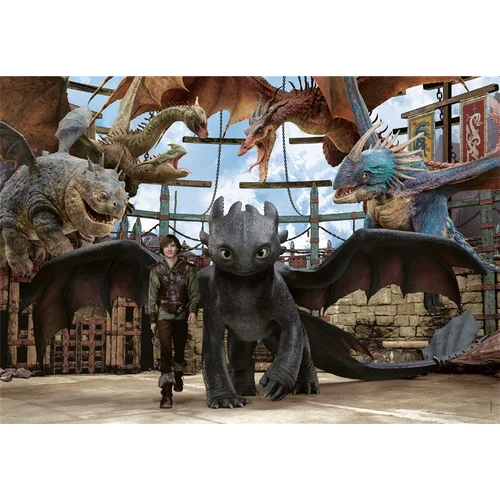 Clementoni Super Color Dragon 25079, 104 dalių dėlionė image 1