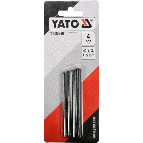 YATO Skylių pramušėjų rinkinys 4vnt. Ø 2–5 mm image 2