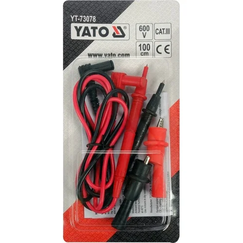 YATO Multimetro laidų ir gnybtų komplektas 100 cm image 2