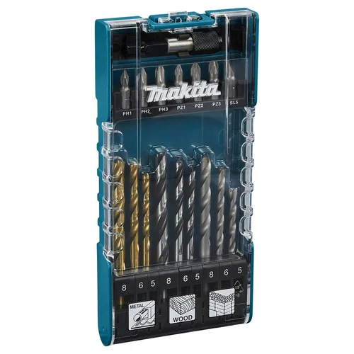 GRĄŽTŲ IR SUKIMO ANTGALIŲ RINKINYS (17 vnt) Makita D-74887 image 2