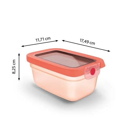 Tefal ONECLICK Maisto dėžutė 0,75 L Oranžinė image 2
