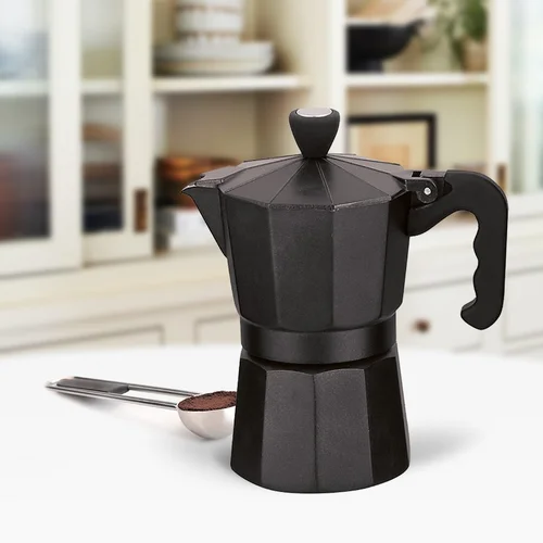 Maestro MR-1666-6-BLACK moka puodas, juodas image 2
