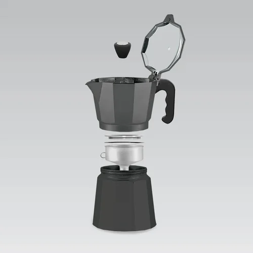 Maestro MR-1666-6-BLACK moka puodas, juodas image 3
