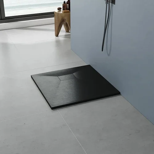 AQUABATOS DWQ 90x90 dušo padėklas, juodas image 1