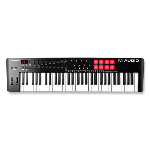 M-AUDIO Oxygen 61 (MKV) MIDI klaviatūra, 61 klavišas, juoda image 1