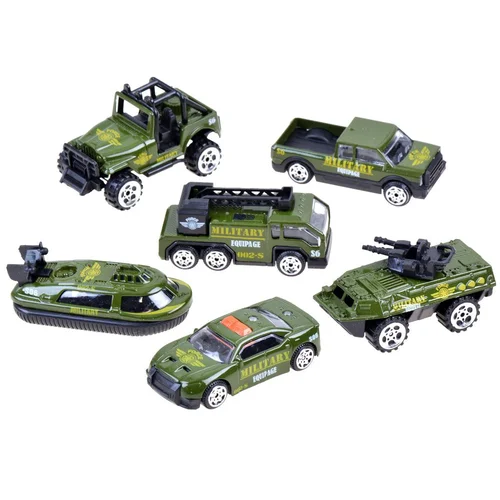 WOJSKO ZA3505 metalinių automobilių rinkinys, 6 vnt. image 2