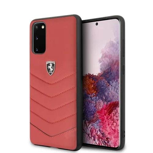 Ferrari FEHQUHCS62RE dėklas Galaxy S20, raudonas image 1