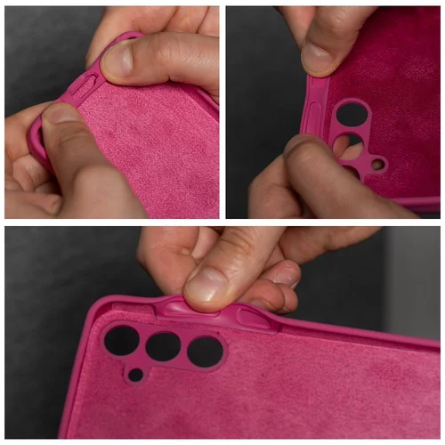 Xiaomi Redmi 13 4G silikoninis dėklas 2 mm, rožinis image 3