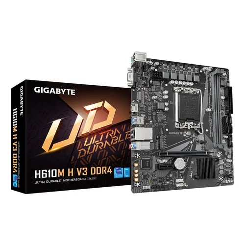 GIGABYTE H610M H V3 DDR4 microATX motininė plokštė image 1