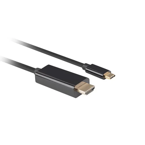 LANBERG USB-C–HDMI kabelis 3 m 4K 60 Hz, juodas image 2