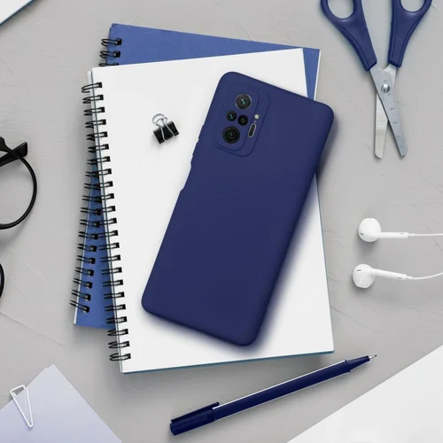 SOFT silikoninis dėklas Xiaomi Redmi Note 13 Pro 5G, tamsiai mėlynas image 2