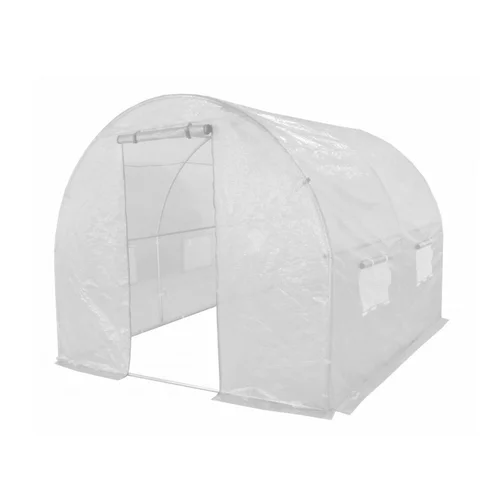 Armuota šiltnamio plėvelė 2 × 2 m, balta image 2