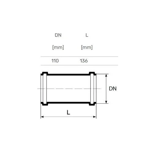 Magnaplast Ultra dB remontinė mova, Ø 110 mm image 3