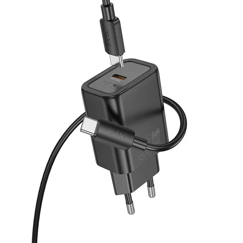 Hoco N62 30W GaN įkroviklis USB-C kabeliu 1.0 m image 2