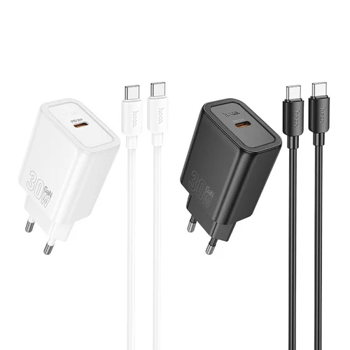 Hoco N62 30W GaN įkroviklis USB-C kabeliu 1.0 m image 3
