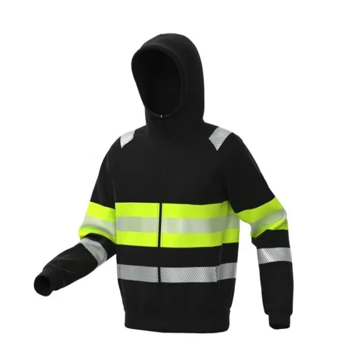 BoSafety FENIXPLUS-C1-0204 Džemperis Hi-Vis Juoda/Hi-Vis Geltona M image 2