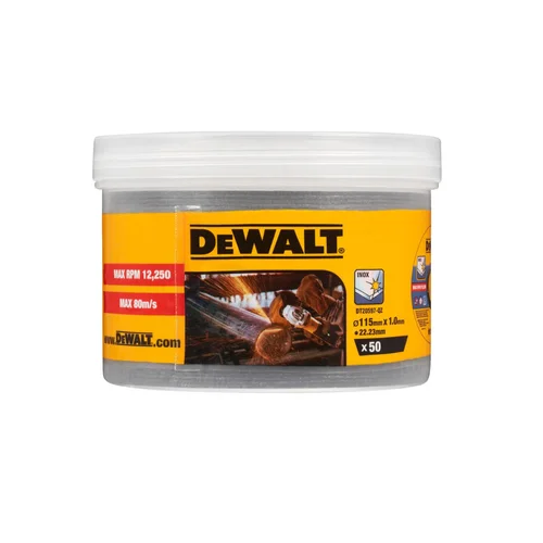 DeWALT 115 mm Pjovimo diskeliai x50 vnt. image 2
