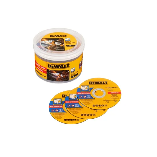 DeWALT 115 mm Pjovimo diskeliai x50 vnt. image 3
