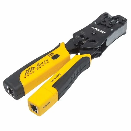 Intellinet 2-in-1 RJ45/RJ11 kabelių testeris ir užspaudimo įrankis image 1