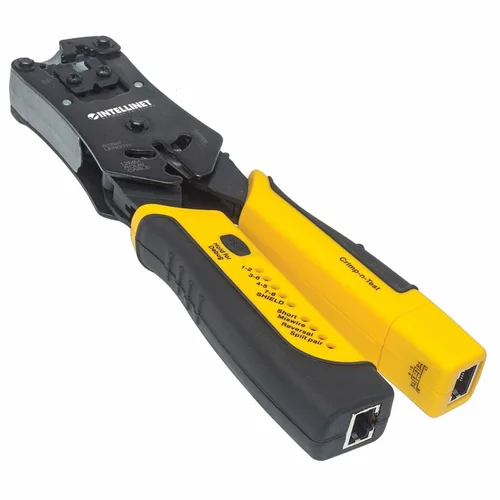 Intellinet 2-in-1 RJ45/RJ11 kabelių testeris ir užspaudimo įrankis image 2