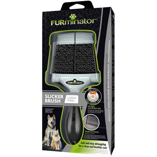 FURminator L šukos su šeriais šunims ir katėms image 2