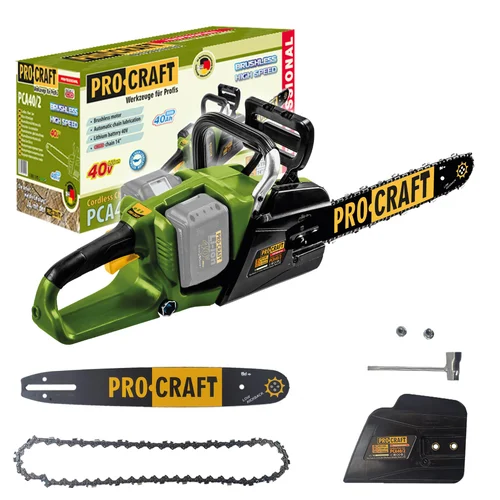 ProCraft PCA40/2 grandininis pjūklas, 2x20 V, be akumuliatoriaus ir įkroviklio image 1